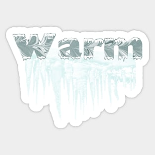 Cold Irony Sticker